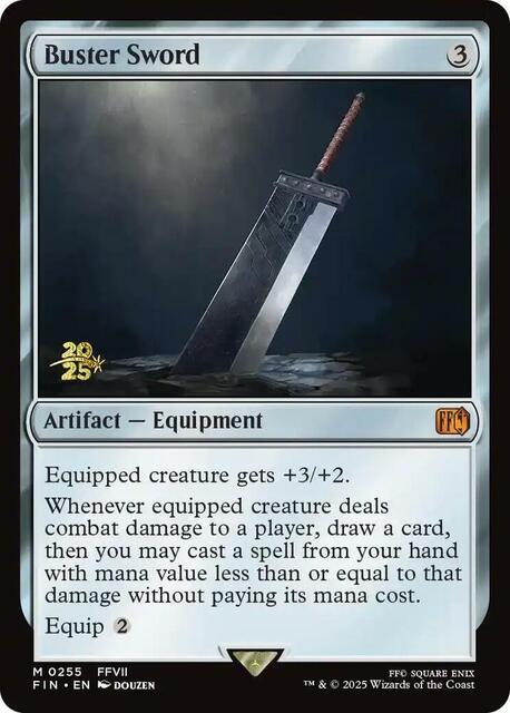 Buster Sword - Foil - Prerelease Promo