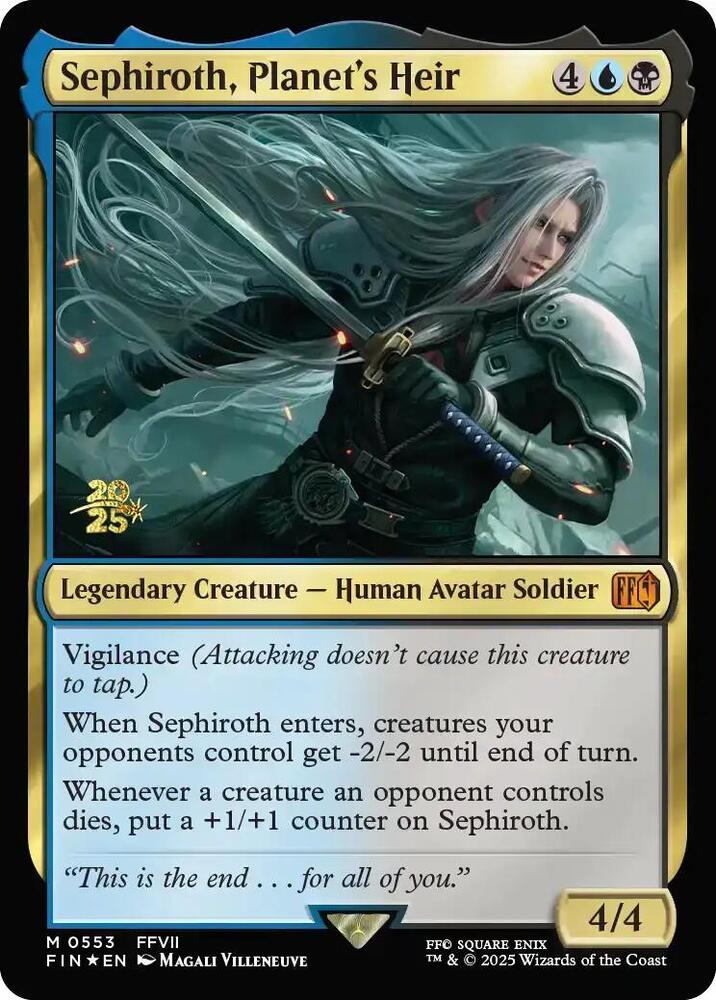 Sephiroth, Planets Heir - Foil - Prerelease Promo