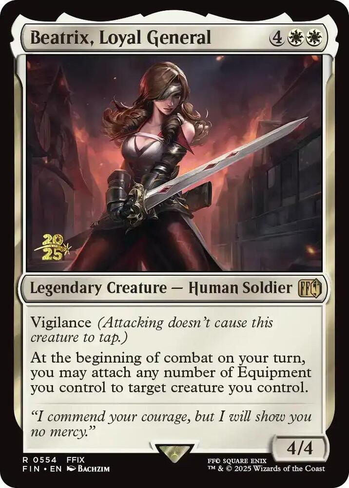 Beatrix, Loyal General - Foil - Prerelease Promo