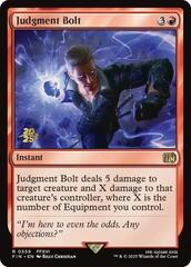 Judgment Bolt - Foil - Prerelease Promo