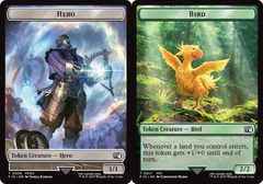 Hero (0008) // Bird (0017) Double-Sided Token - Foil