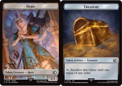 Hero (0009) // Treasure Double-Sided Token - Foil