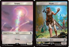 Spirit // Hero (0002) Double-Sided Token