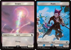Spirit // Hero (0003) Double-Sided Token