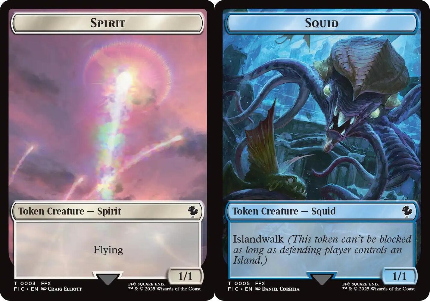 Spirit // Squid Double-Sided Token