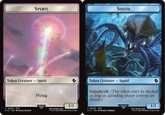 Spirit // Squid Double-Sided Token - Surge Foil