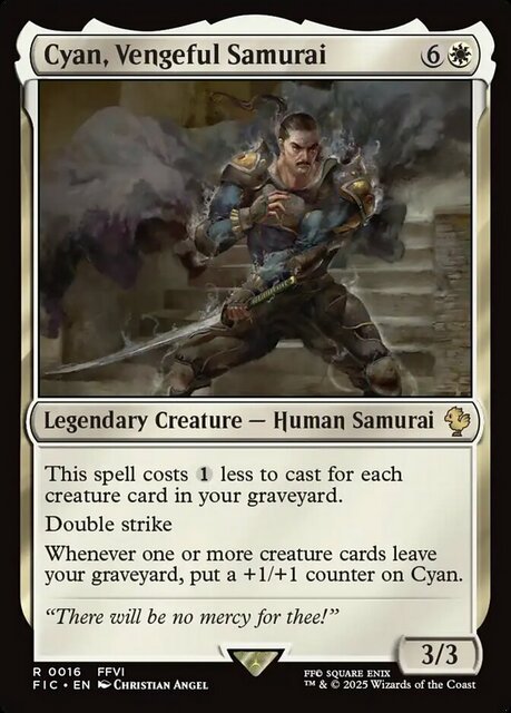 Cyan, Vengeful Samurai - Surge Foil