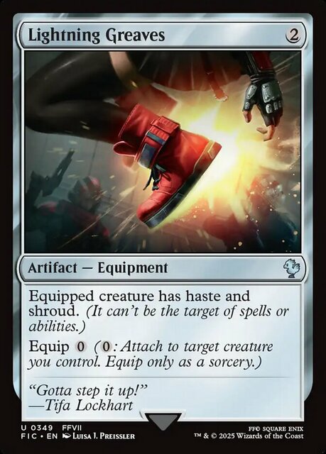Lightning Greaves - Surge Foil
