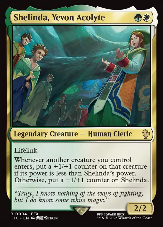 Shelinda, Yevon Acolyte - Surge Foil