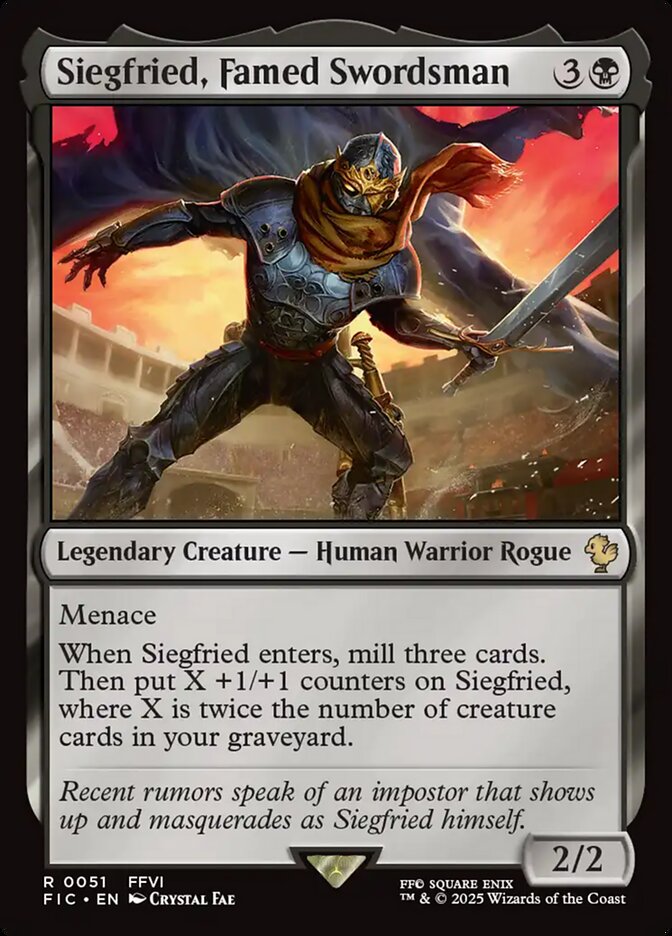 Siegfried, Famed Swordsman - Surge Foil