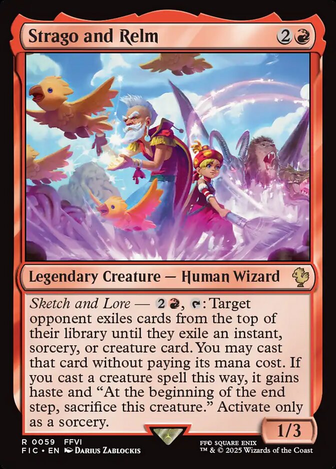 Strago and Relm - Surge Foil