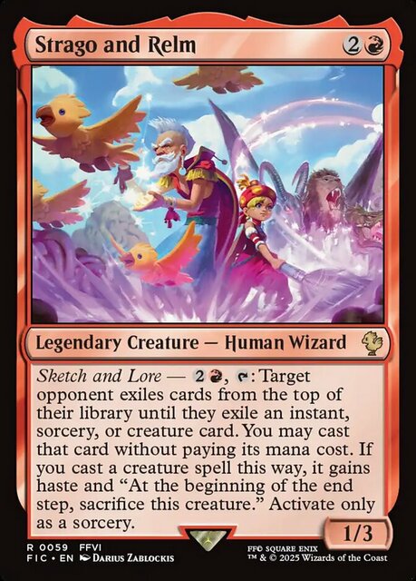 Strago and Relm - Surge Foil