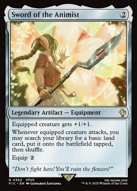 Sword of the Animist - Surge Foil