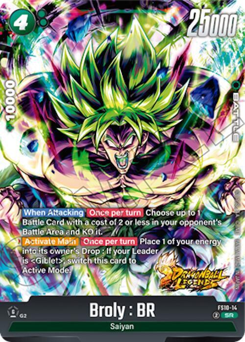 Broly : BR - FS10-14 - SR - Holofoil