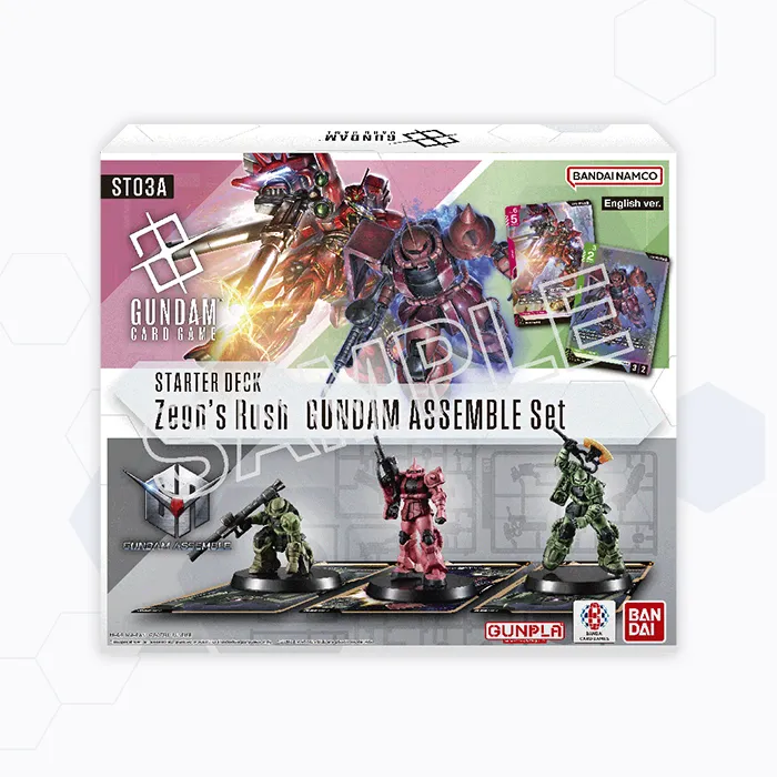 Starter Deck 03: Zeons Rush - Gundam Assemble Starter Set