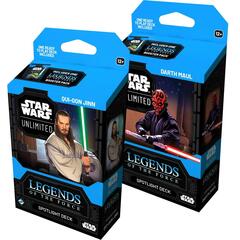 Legends of the Force Spotlight Deck Pair: Qui-Gon Jinn & Darth Maul