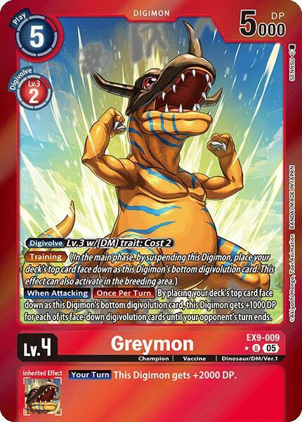 Greymon (Limited Foil) - EX9-009 - U - Foil