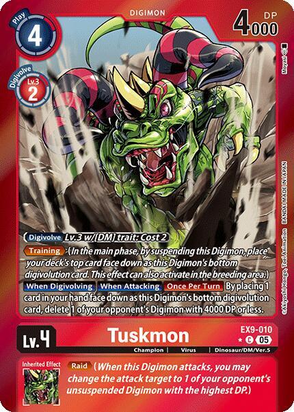 Tuskmon (Limited Foil) - EX9-010 - C - Foil