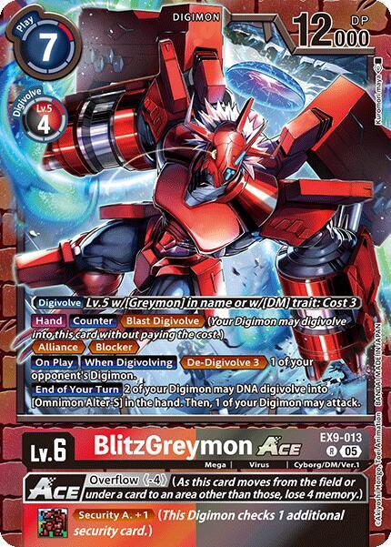 BlitzGreymon ACE - EX9-013 - R - Foil