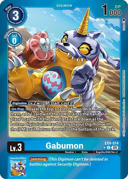 Gabumon (Limited Foil) - EX9-014 - U - Foil