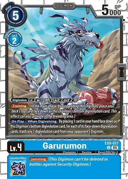 Garurumon - EX9-017 - U