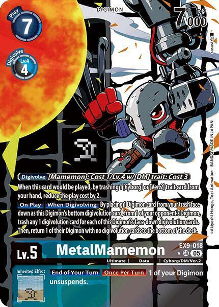MetalMamemon (Alternate Art) - EX9-018 - SR - Foil