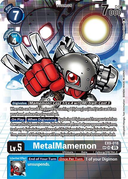 MetalMamemon (SP) - EX9-018 - SR - Foil