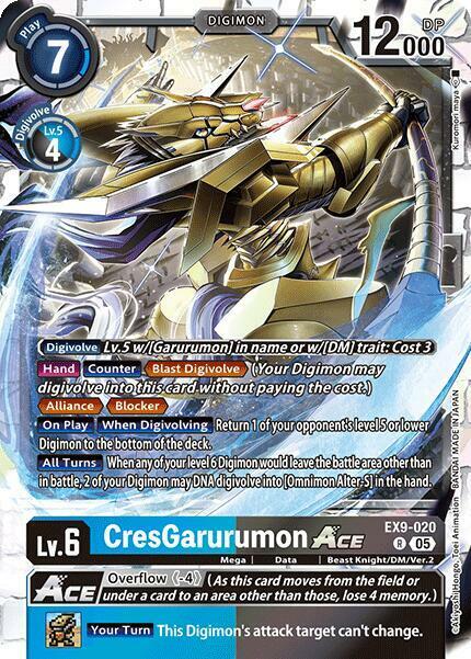 CresGarurumon ACE - EX9-020 - R - Foil