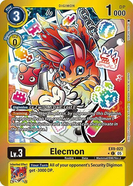Elecmon (Limited Foil) - EX9-022 - C - Foil