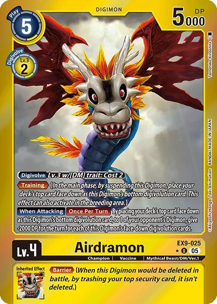 Airdramon (Limited Foil) - EX9-025 - U - Foil