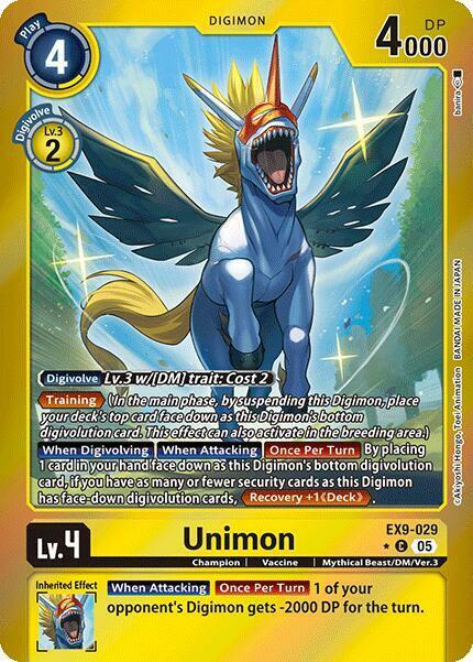 Unimon (Limited Foil) - EX9-029 - C - Foil
