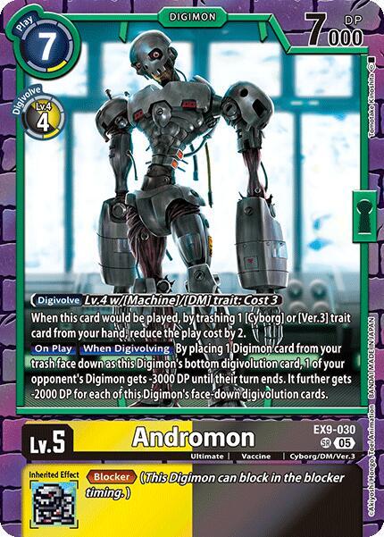 Andromon - EX9-030 - SR - Foil