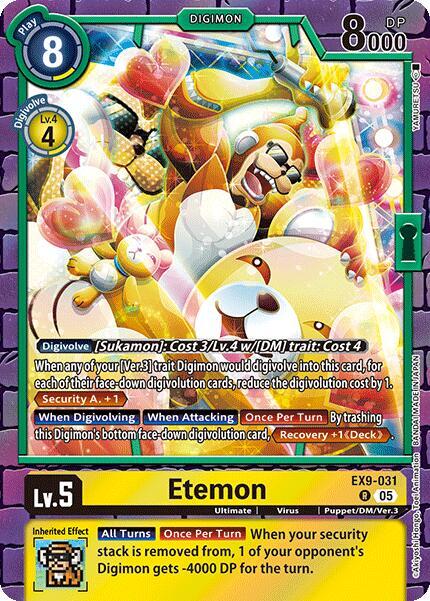 Etemon - EX9-031 - R - Foil