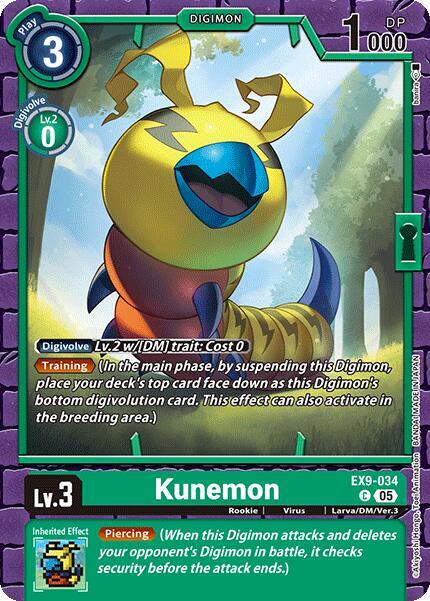 Kunemon - EX9-034 - C