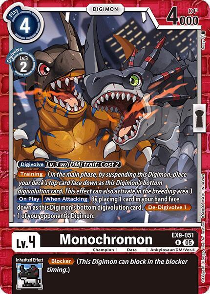 Monochromon - EX9-051 - U
