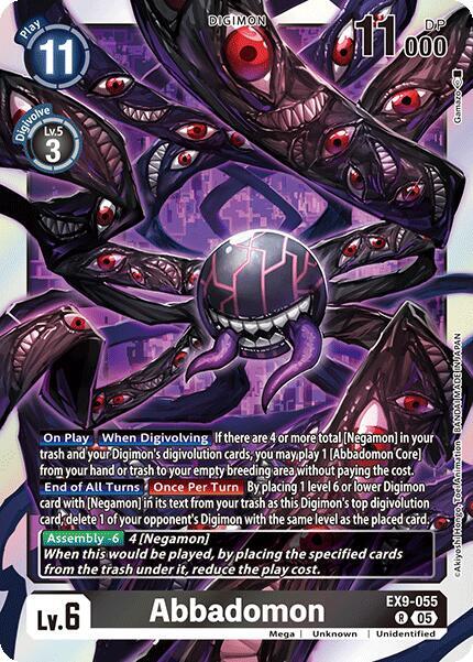 Abbadomon - EX9-055 - R - Foil
