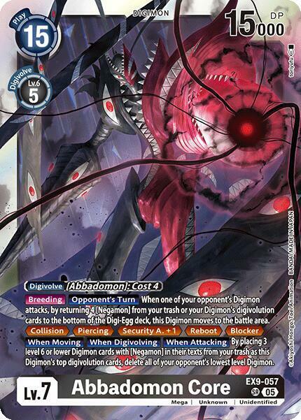 Abbadomon Core - EX9-057 - SR - Foil