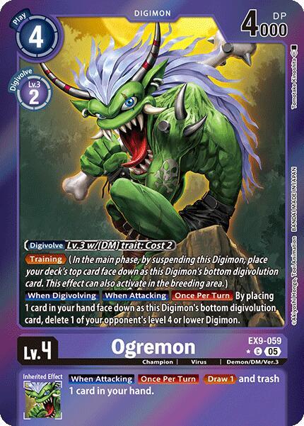 Ogremon (Limited Foil) - EX9-059 - C - Foil