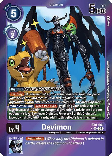 Devimon (Limited Foil) - EX9-061 - U - Foil