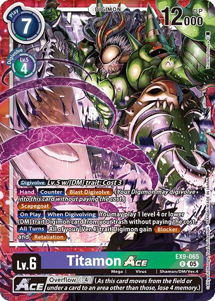 Titamon ACE - EX9-065 - R - Foil