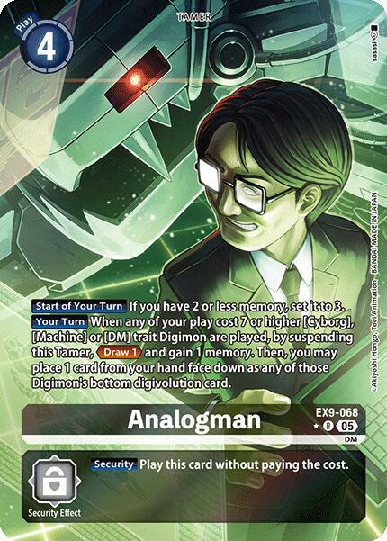 Analogman (Alternate Art) - EX9-068 - R - Foil