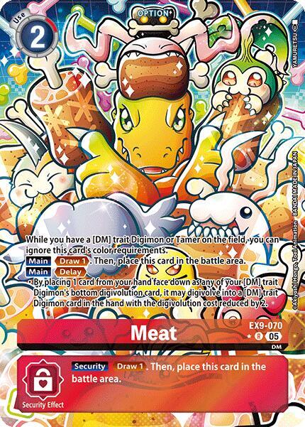 Meat (Alternate Art) - EX9-070 - R - Foil