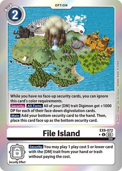 File Island (Limited Foil) - EX9-072 - U - Foil