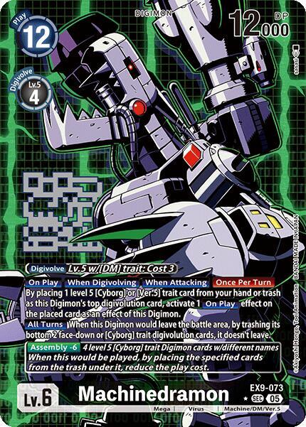 Machinedramon (Alternate Art) - EX9-073 - SEC - Foil
