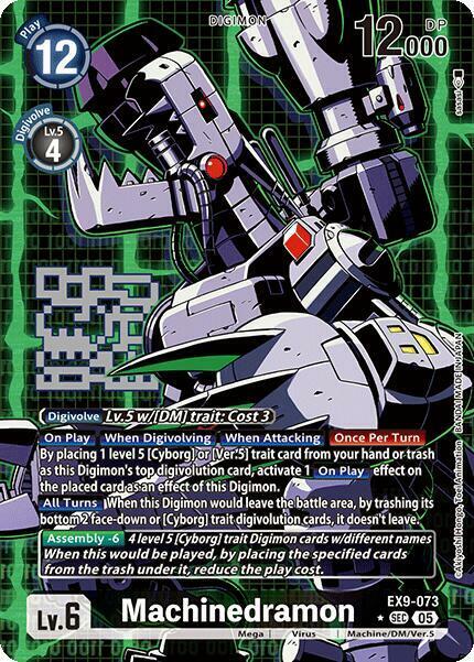 Machinedramon (Alternate Art) - EX9-073 - SEC - Foil