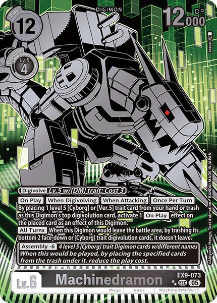 Machinedramon (Rare Pull) - EX9-073 - SEC - Foil