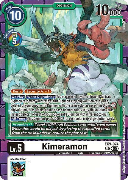Kimeramon - EX9-074 - SEC - Foil
