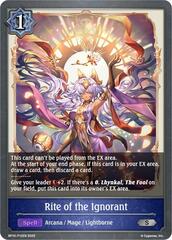 Rite of the Ignorant - P12 - BP10-P12EN - P - Foil