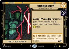 Barriss Offee - We Have Become Villains