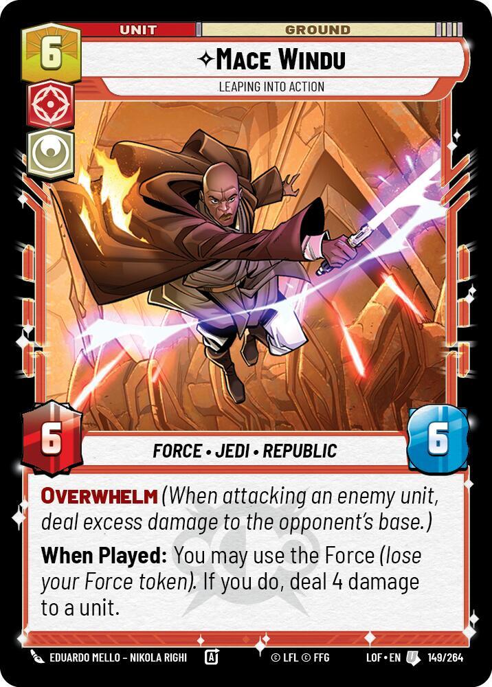 Mace Windu - Leaping into [strong]Action